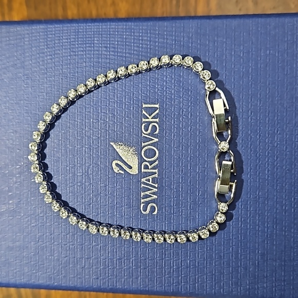 Swarovski Jewelry Swarovski Emily Tennis Bracelet Poshmark